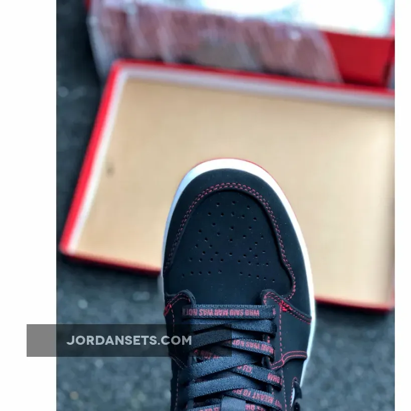 Air Jordan 1 Mid "Fearless" Black/Gym Red-White Air Jordan 1 Mid "Fearless" Black/Gym Red-White