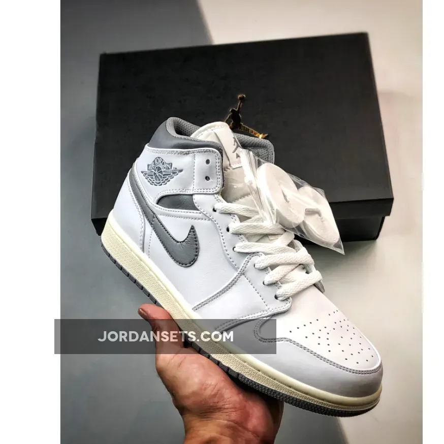 Air Jordan 1 Mid Neutral Grey