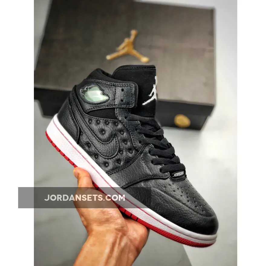 Air Jordan 1 Retro ’97 ‘Playoff’ Black/White-Gym Red