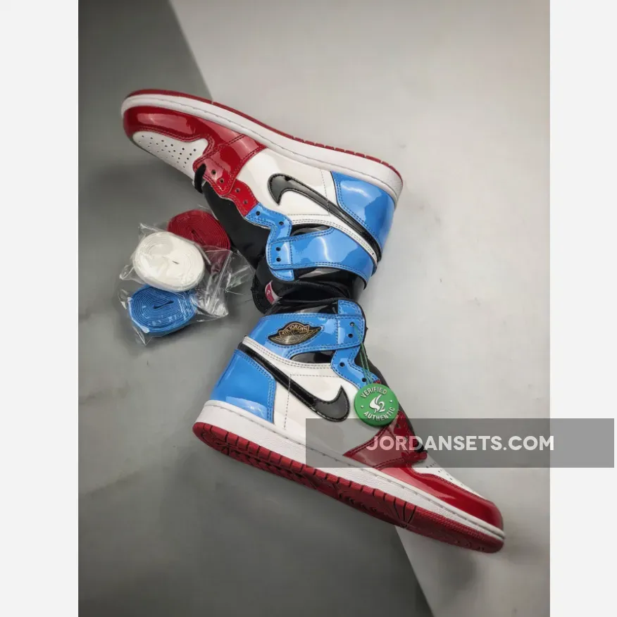 Air Jordan 1 Retro High "Fearless" White/University-Blue-Varsity Unisex AJ1 Air Jordan 1 Retro High "Fearless" White/University-Blue-Varsity Unisex AJ1