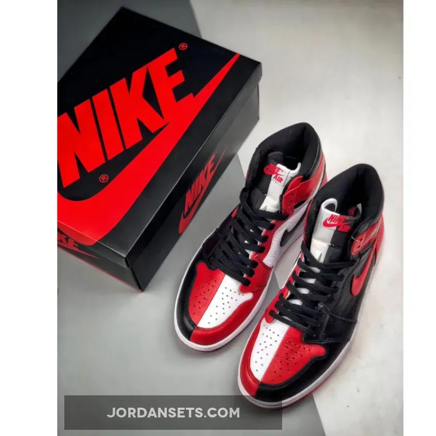 Air Jordan 1 Retro High ‘Homage To Home’ Black/White-University Red