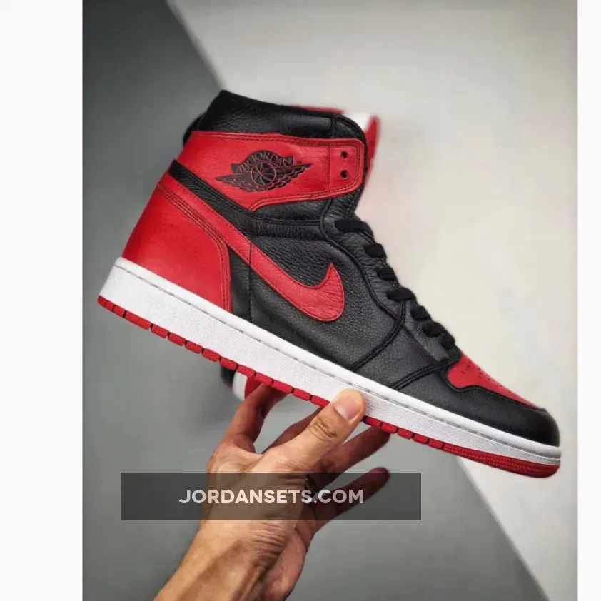 Air Jordan 1 Retro High ‘Homage To Home’ Black/White-University Red Air Jordan 1 Retro High ‘Homage To Home’ Black/White-University Red