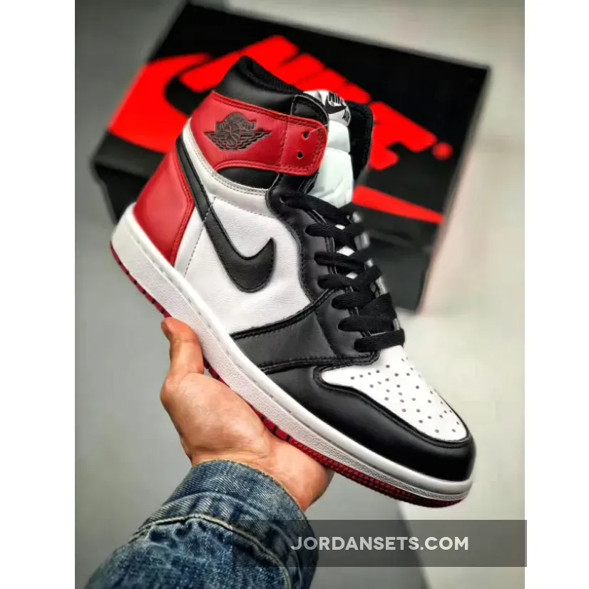 Air Jordan 1 Retro High OG "Black Toe" White/Black-Gym Red