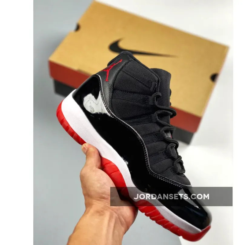 Air Jordan 11 "Bred 2019" Black/White-Varsity Red