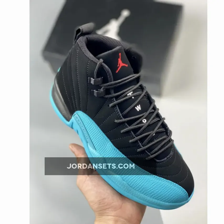 Air Jordan 12 Black/Gym Red-Gamma Blue