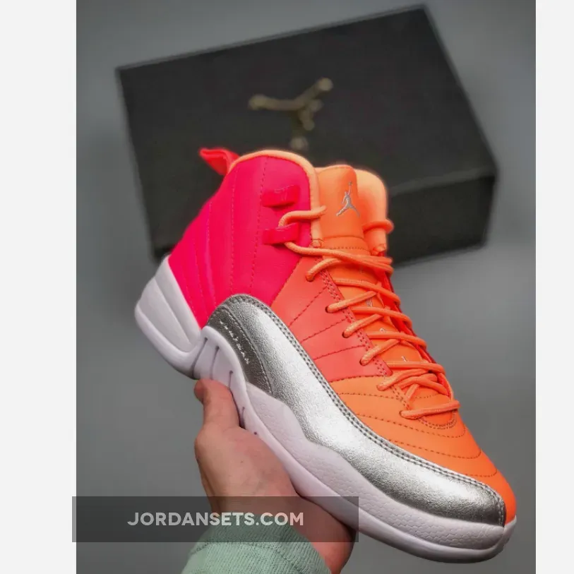 Air Jordan 12 Grade-School "Hot Punch"