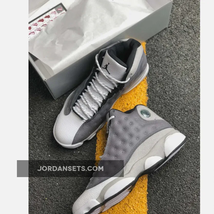 Air Jordan 13 Atmosphere Grey/White-University Red-Black Air Jordan 13 Atmosphere Grey/White-University Red-Black