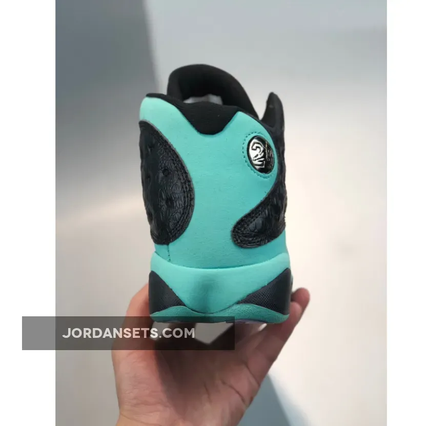 Air Jordan 13 Retro 'Island Green' AJ13 Black Metallic Silver Air Jordan 13 Retro 'Island Green' AJ13 Black Metallic Silver