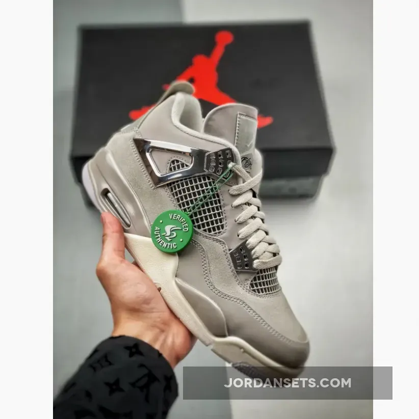 Air Jordan 4 "Frozen Moments" Light Iron Ore/Sail-Neutral Grey