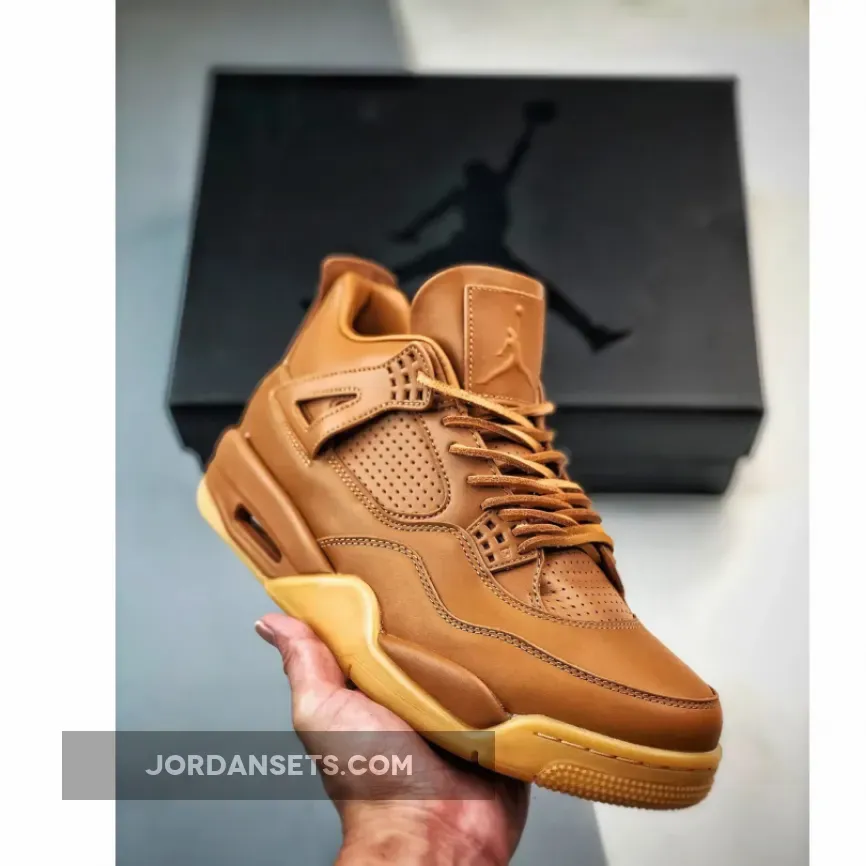 Air Jordan 4 Premium Ginger/Gum Yellow