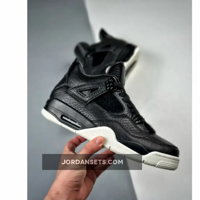 Air Jordan 4 "Premium Pinnacle" Black/Black-Sail Air Jordan 4 "Premium Pinnacle" Black/Black-Sail