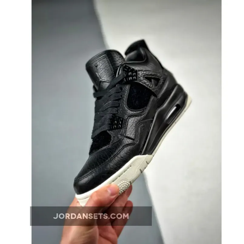 Air Jordan 4 "Premium Pinnacle" Black/Black-Sail Air Jordan 4 "Premium Pinnacle" Black/Black-Sail