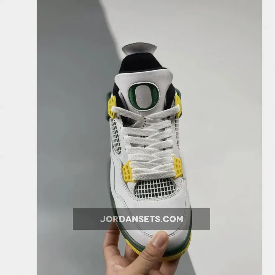 Air Jordan 4 Retro "Oregon Ducks Duckman White" Air Jordan 4 Retro "Oregon Ducks Duckman White"