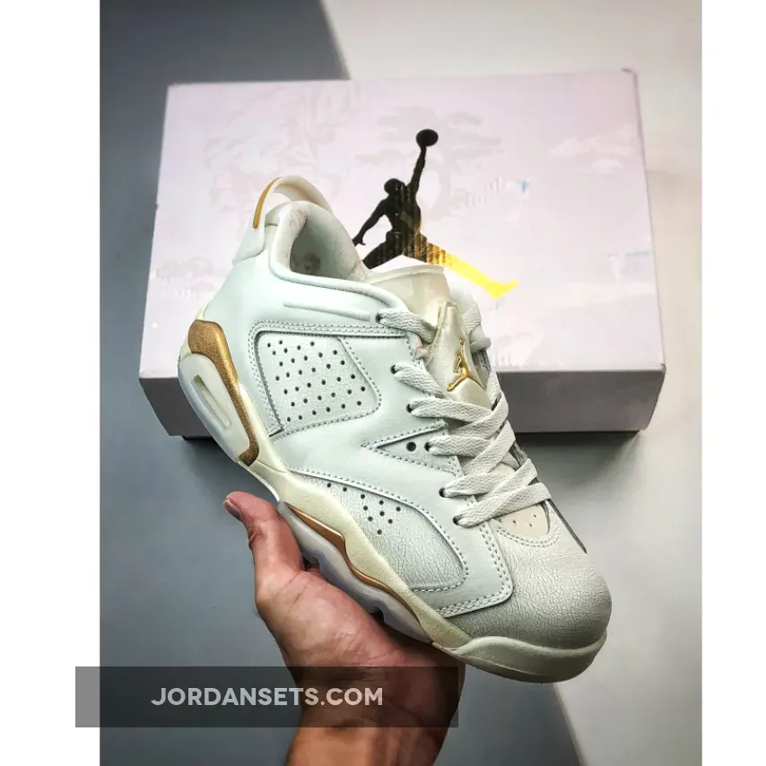 Air Jordan 6 Low CNY Spruce Aura/Metallic Gold