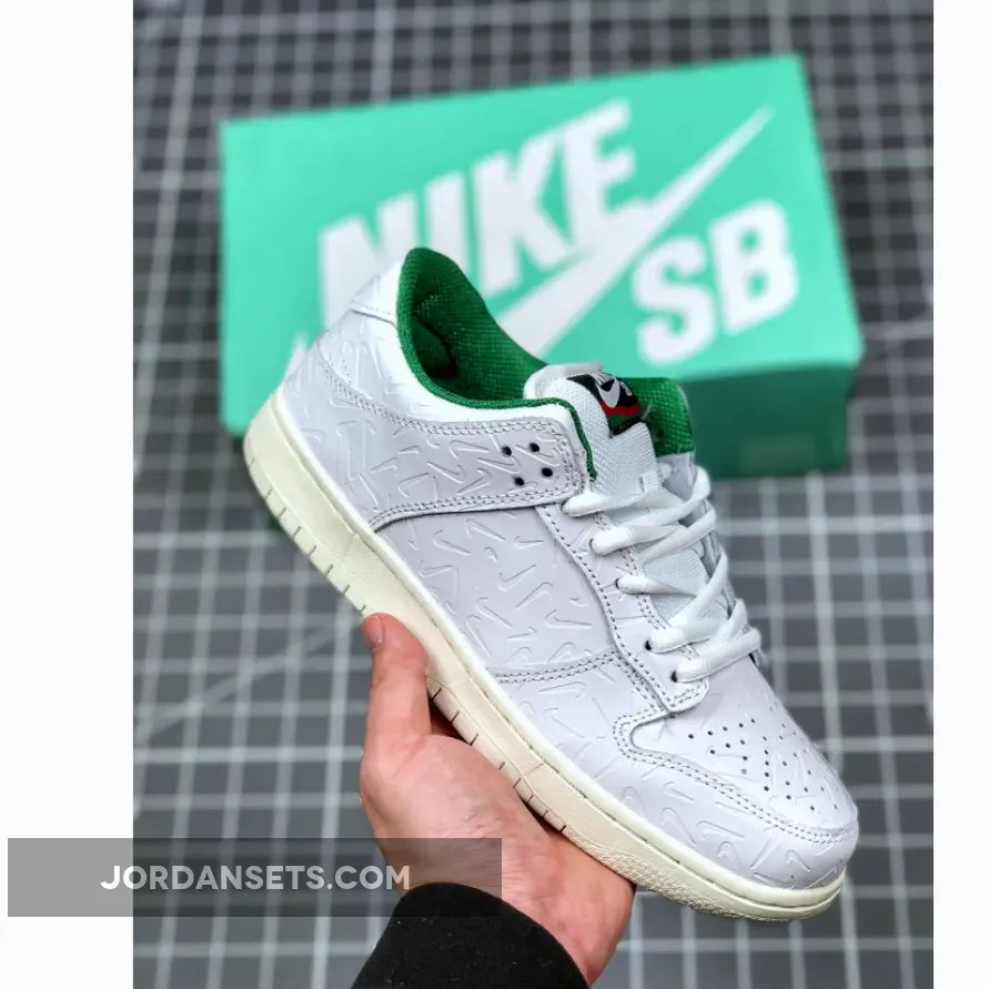 Ben-G x Nike SB Dunk Low White Lucid Green