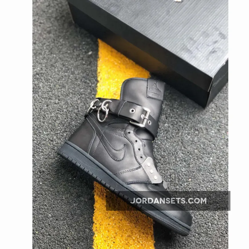 CDG Homme Plus x Air Jordan 1 Black