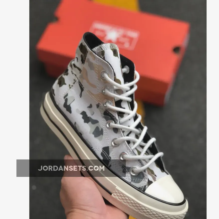 Converse Blocked Camo Chuck 70 White/Carbon Grey/Egret