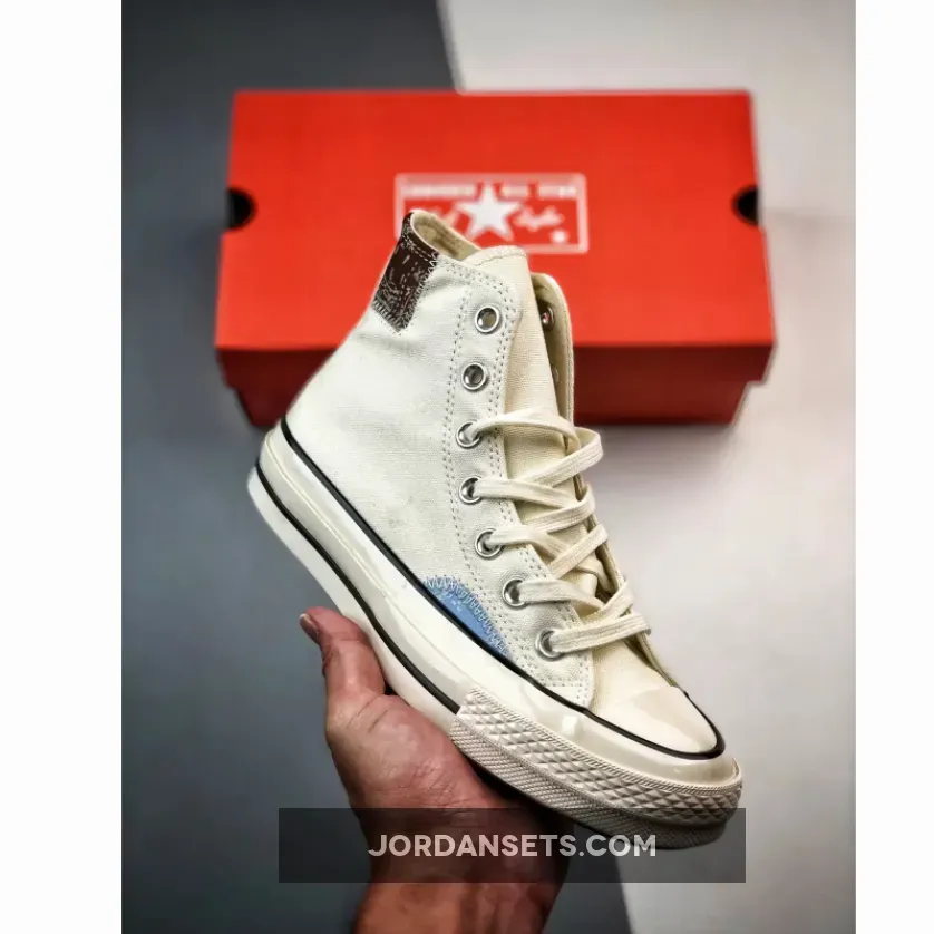 Converse Chuck 70 Crafted Ollie Patch Egret/Lt. Blue/Tawny Owl