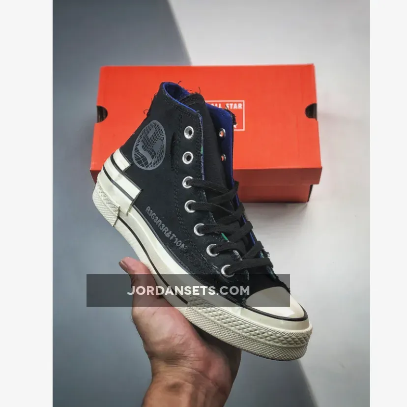 Converse Chuck 70 Hacked Heel High ‘Tear Away Black Blue’