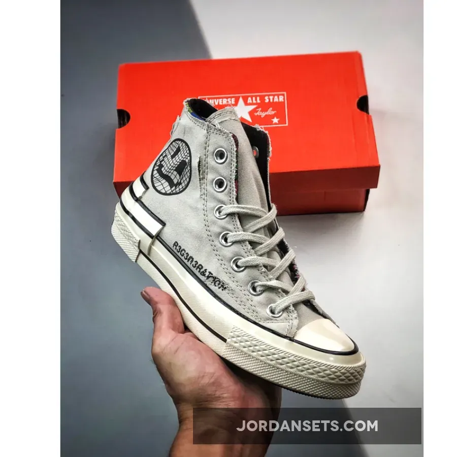 Converse Chuck 70 Hacked Heel Tear Away Light Bone/Black