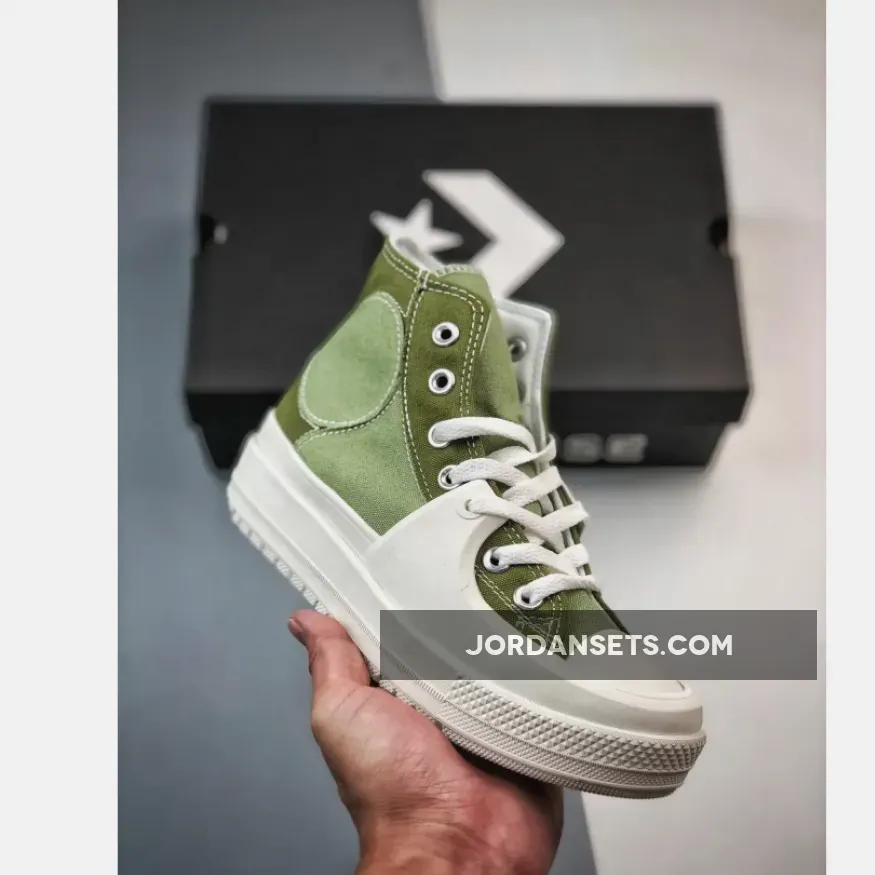 Converse Chuck Taylor All Star Construct Colorblock Alligator Green