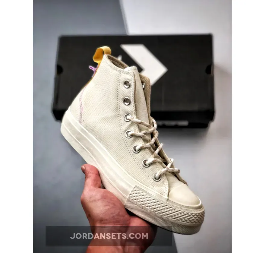Converse Chuck Taylor All Star Lift Platform Utility Egret