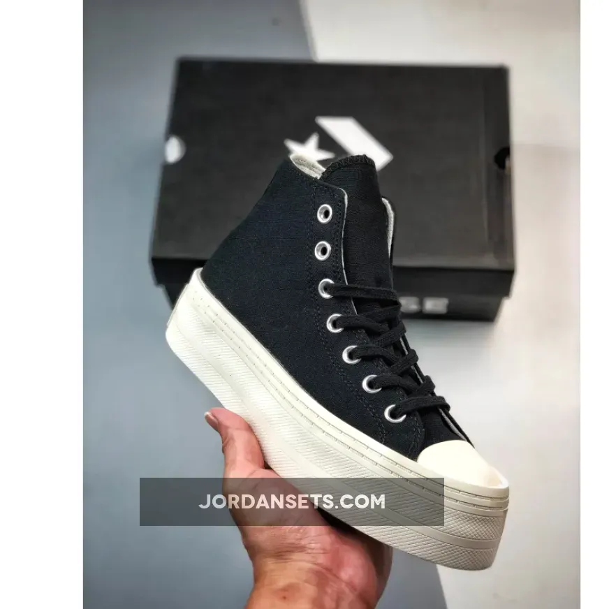 Converse Chuck Taylor All Star Modern Lift Platform Canvas Black
