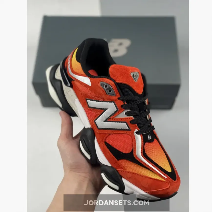 DTLR x New Balance 9060 "Fire Sign" Orange/Red-Yellow