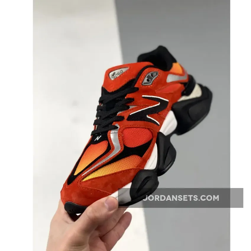 DTLR x New Balance 9060 "Fire Sign" Orange/Red-Yellow DTLR x New Balance 9060 "Fire Sign" Orange/Red-Yellow