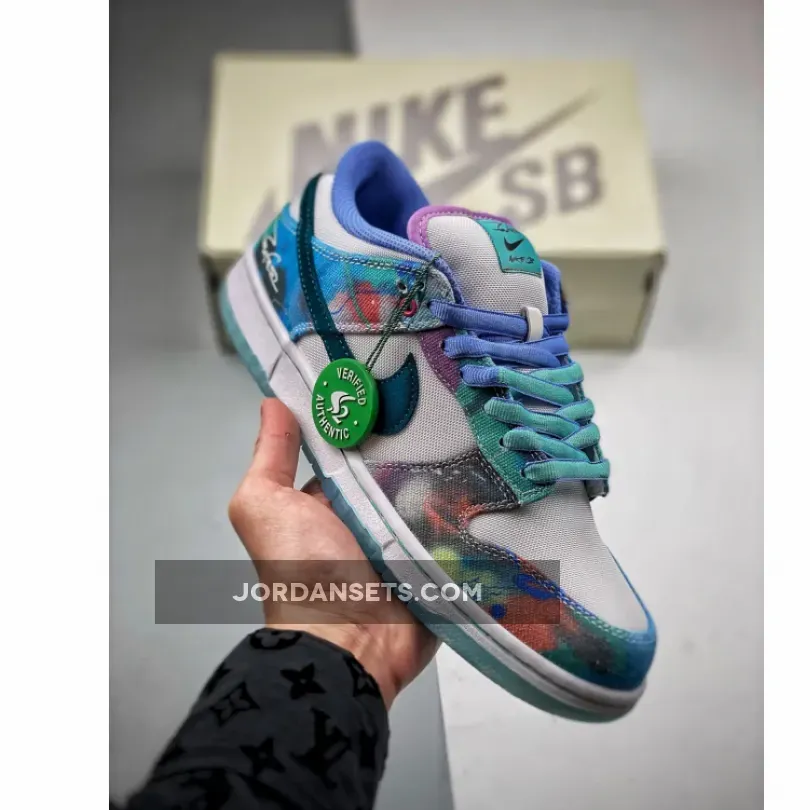 Futura Laboratories x Nike SB Dunk Low Aqua Teal