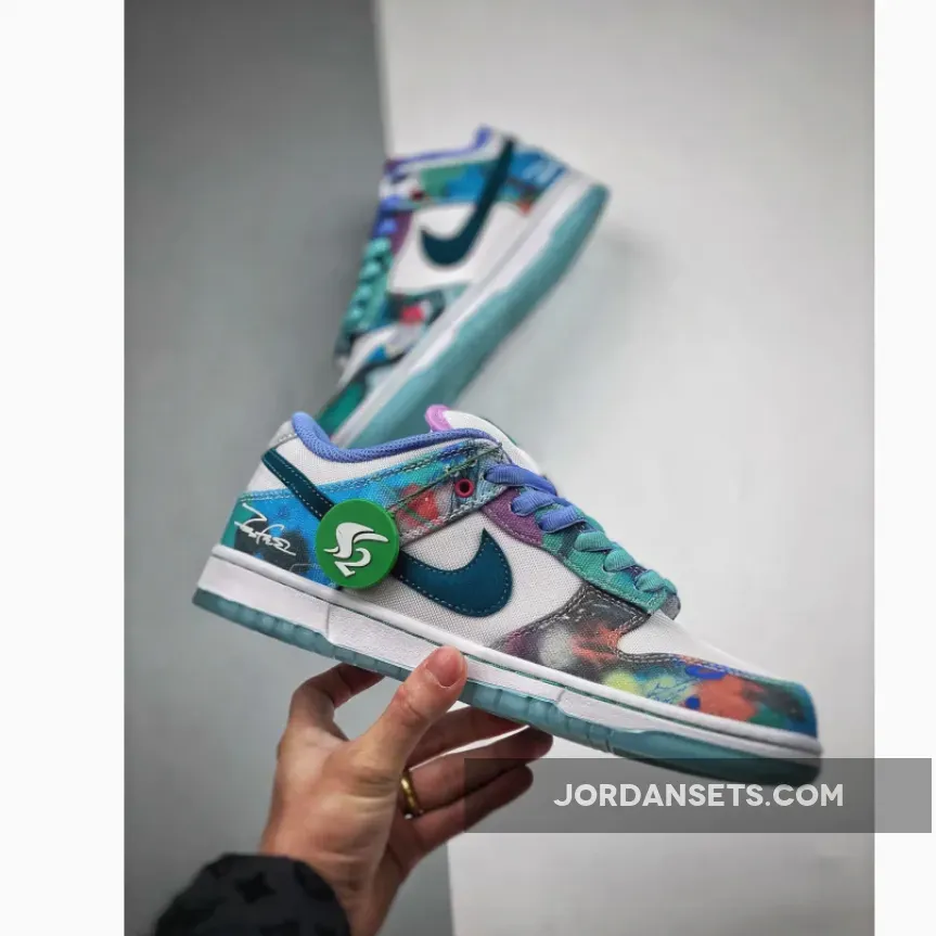 Futura Laboratories x Nike SB Dunk Low Aqua Teal Futura Laboratories x Nike SB Dunk Low Aqua Teal