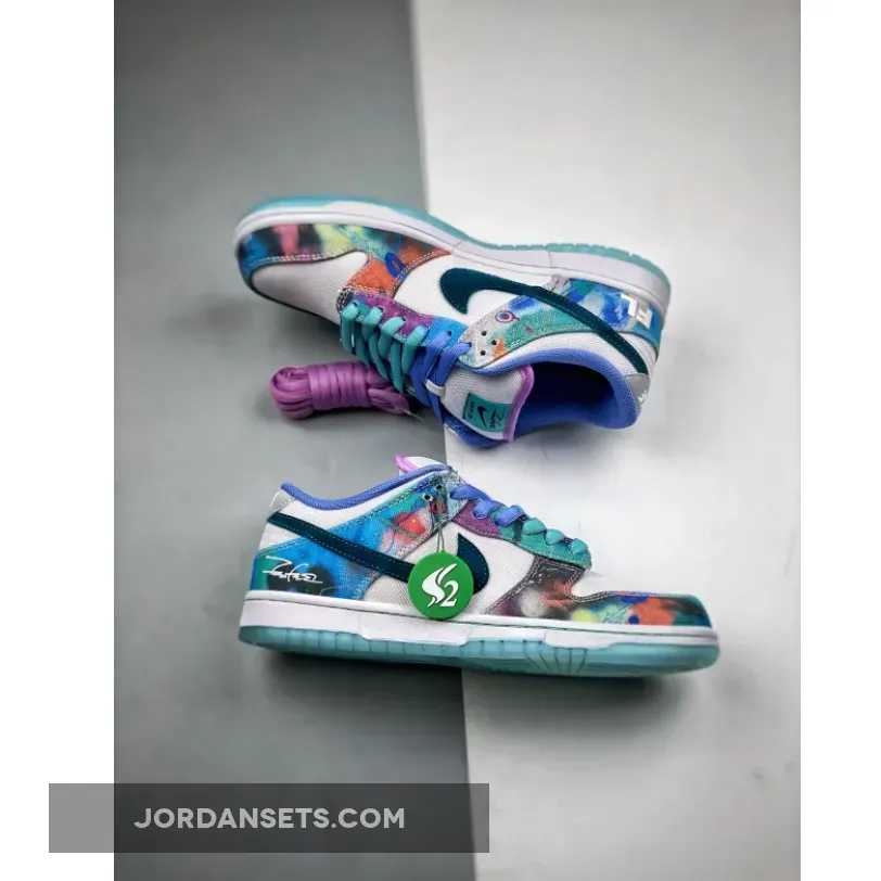 Futura Laboratories x Nike SB Dunk Low Aqua Teal Futura Laboratories x Nike SB Dunk Low Aqua Teal