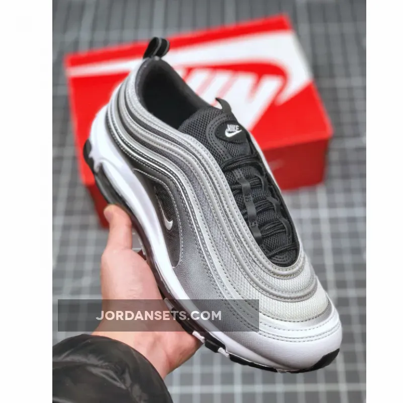 Gradient Nike Air Max 97 With 3M Stripes In Black and White