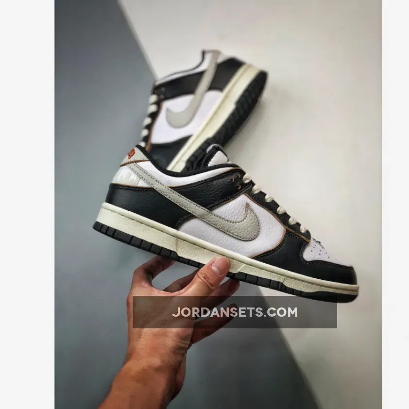 HUF x Nike SB Dunk Low San Francisco White/Black-Orange HUF x Nike SB Dunk Low San Francisco White/Black-Orange