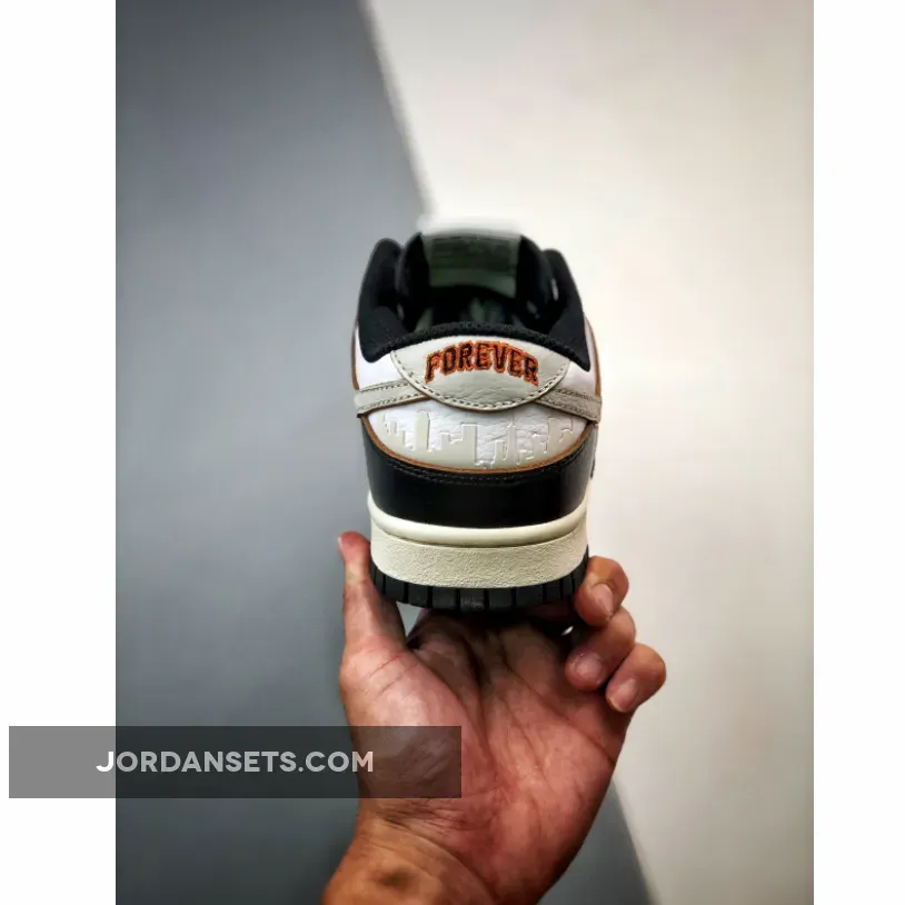HUF x Nike SB Dunk Low San Francisco White/Black-Orange HUF x Nike SB Dunk Low San Francisco White/Black-Orange