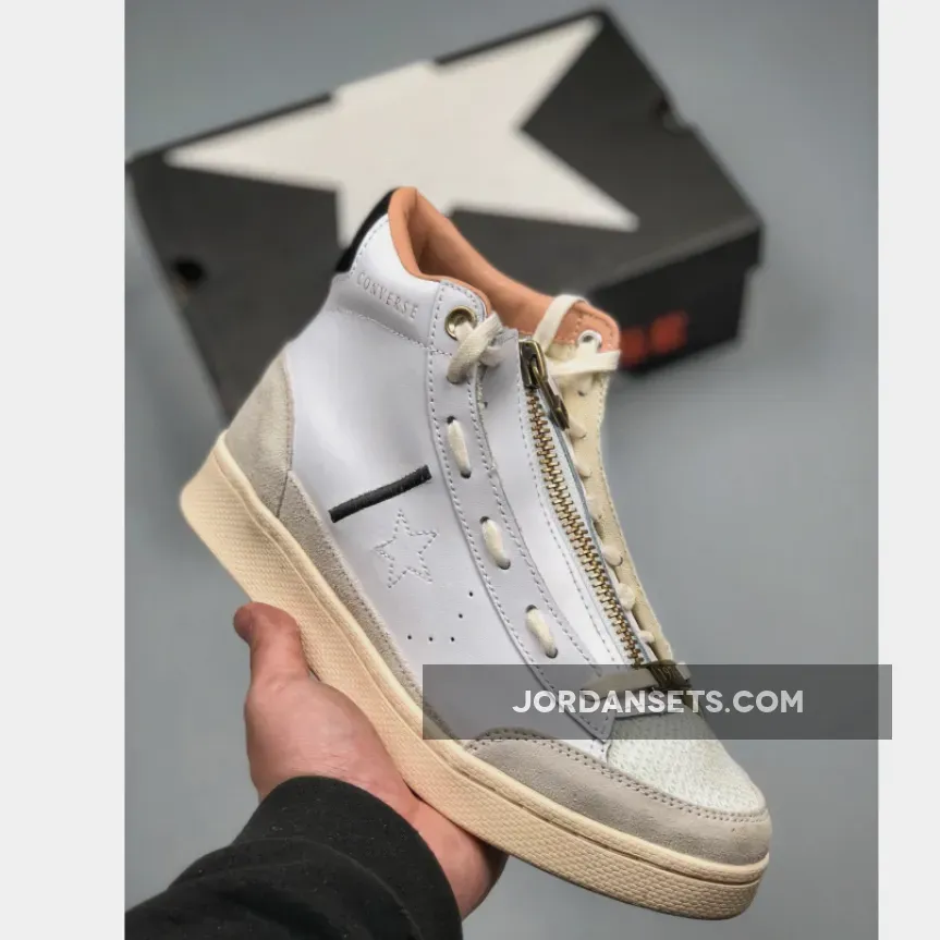 Ibn Jasper x Converse Pro Leather White Grey