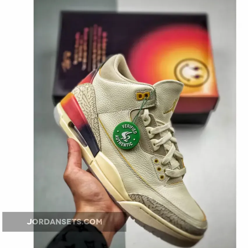 J Balvin x Air Jordan 3 "Medellín Sunset" Multi-Color