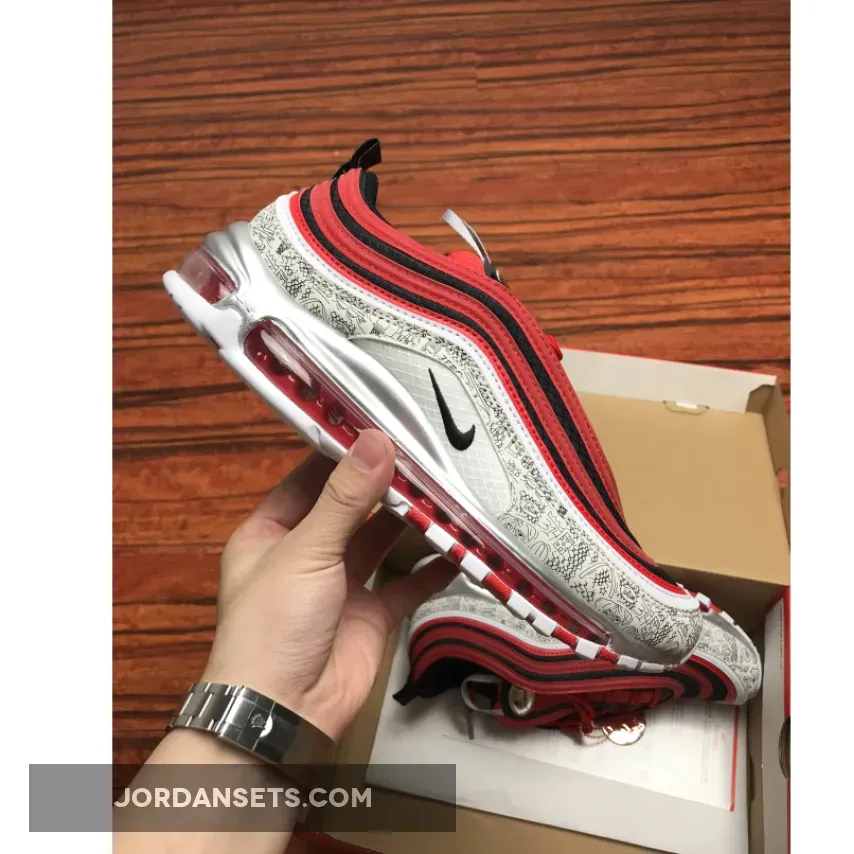 Jayson Tatum x Nike Air Max 97 White Black Red