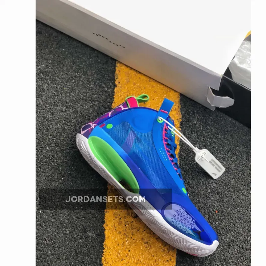 Jayson Tatum’s Air Jordan 34 ‘Blue O’ PE