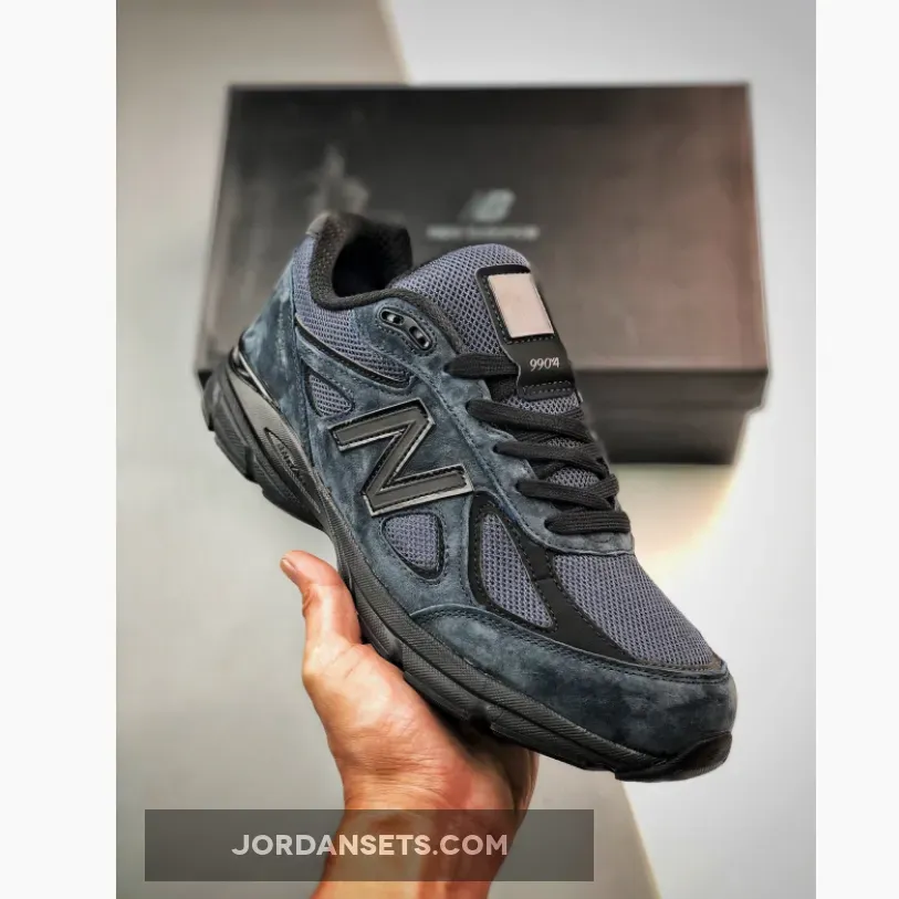 JJJound X New Balance 990v4 Navy Parisian Night/Black