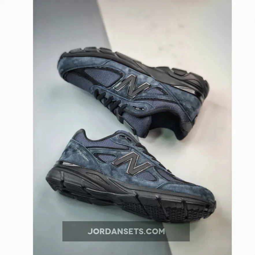 JJJound X New Balance 990v4 Navy Parisian Night/Black JJJound X New Balance 990v4 Navy Parisian Night/Black