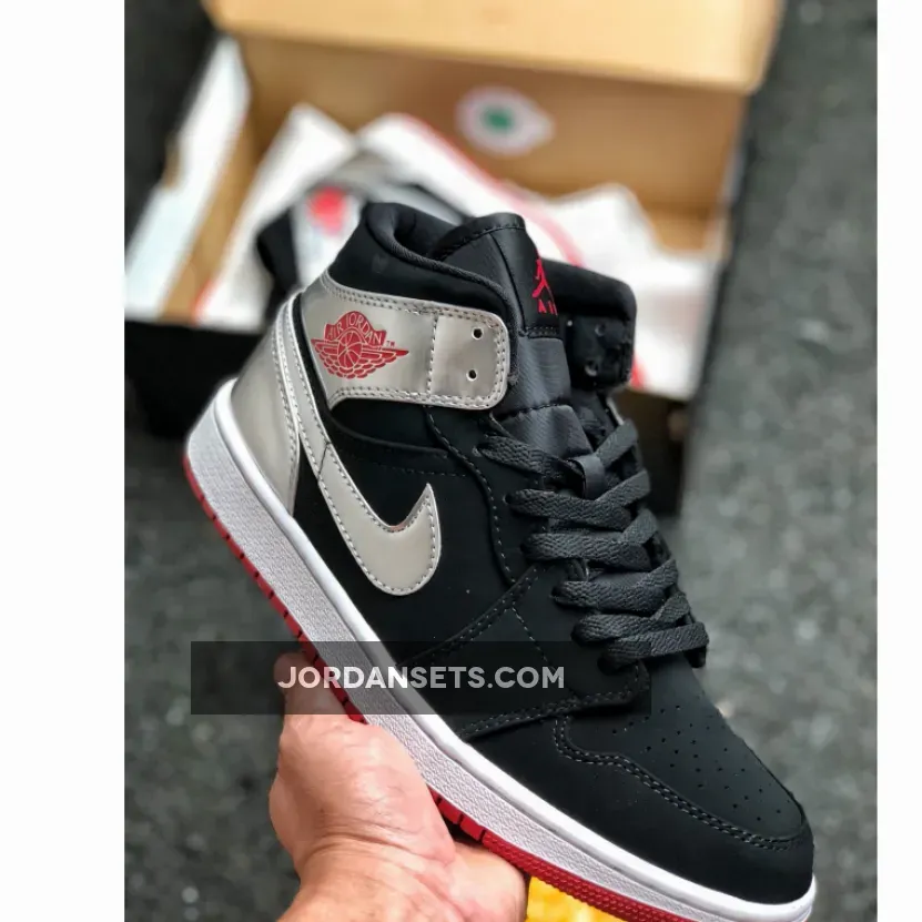 Johnny Kilroy x Air Jordan 1 Mid Black/Gym Red