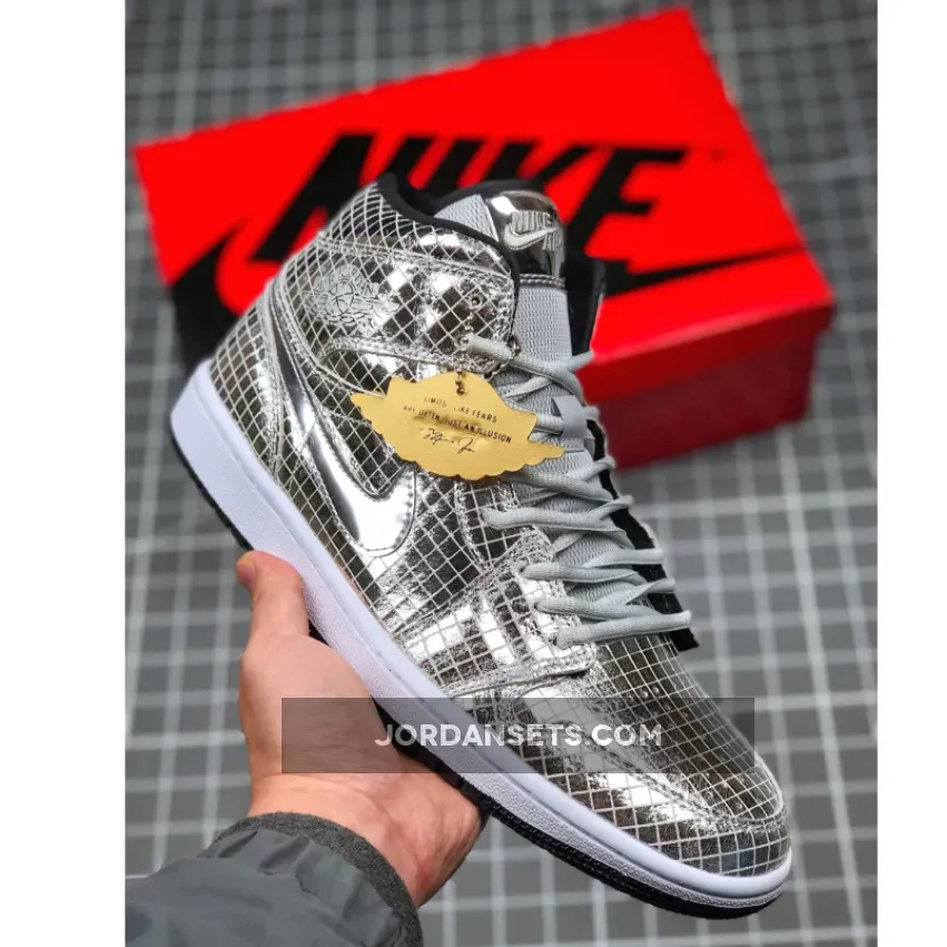 Jordan 1 Mid Disco Ball