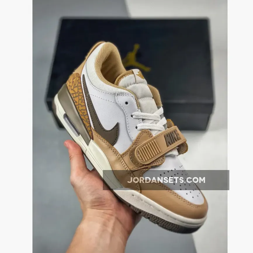 Jordan Legacy 312 Low "Palomino" Brown Elephant