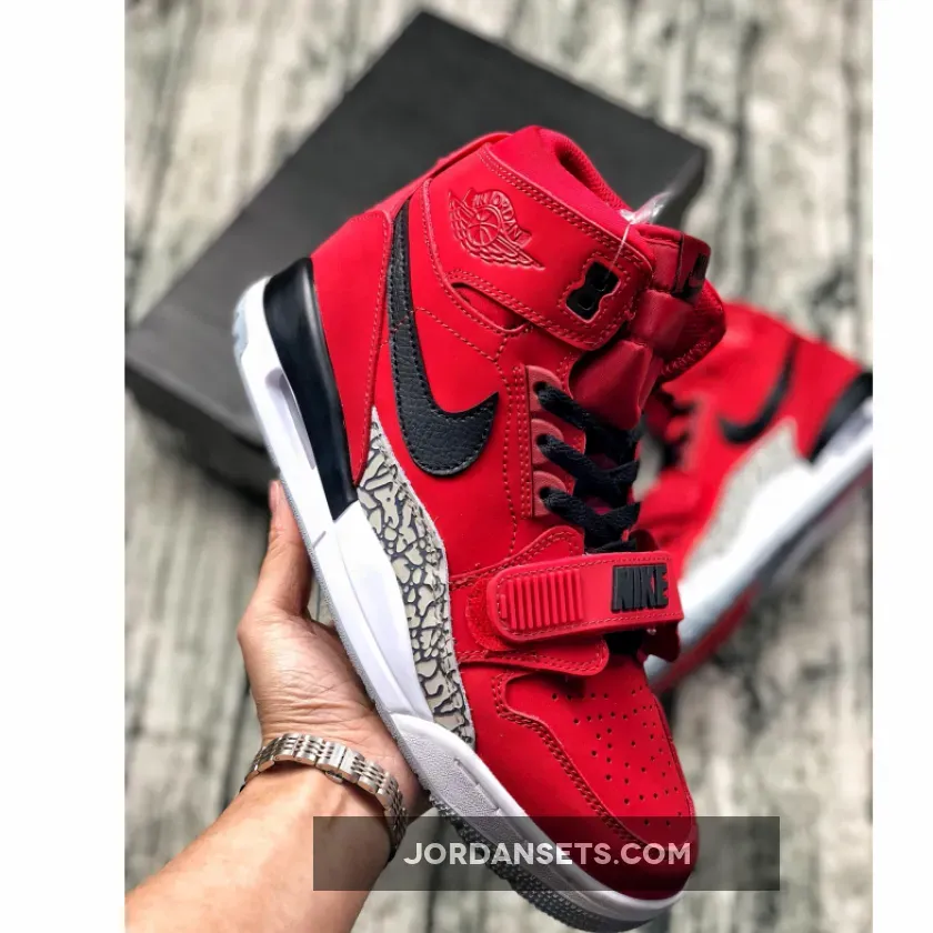 Jordan Legacy 312 Varsity Red/Black-White
