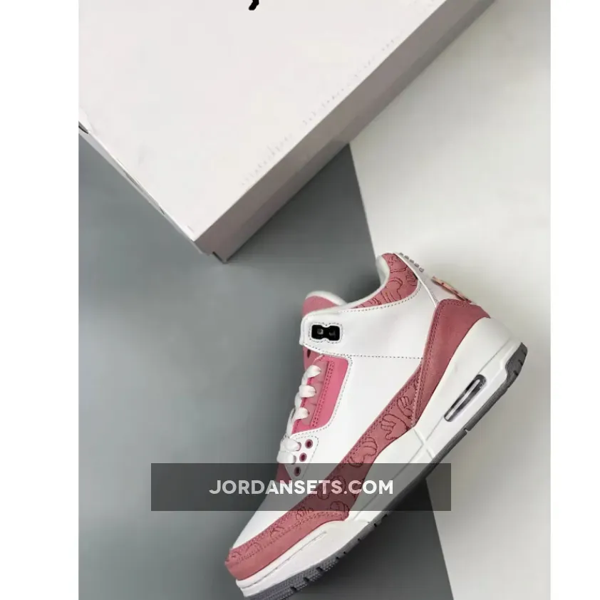 Kaws x Air Jordan 3 GS White Pink Kaws x Air Jordan 3 GS White Pink