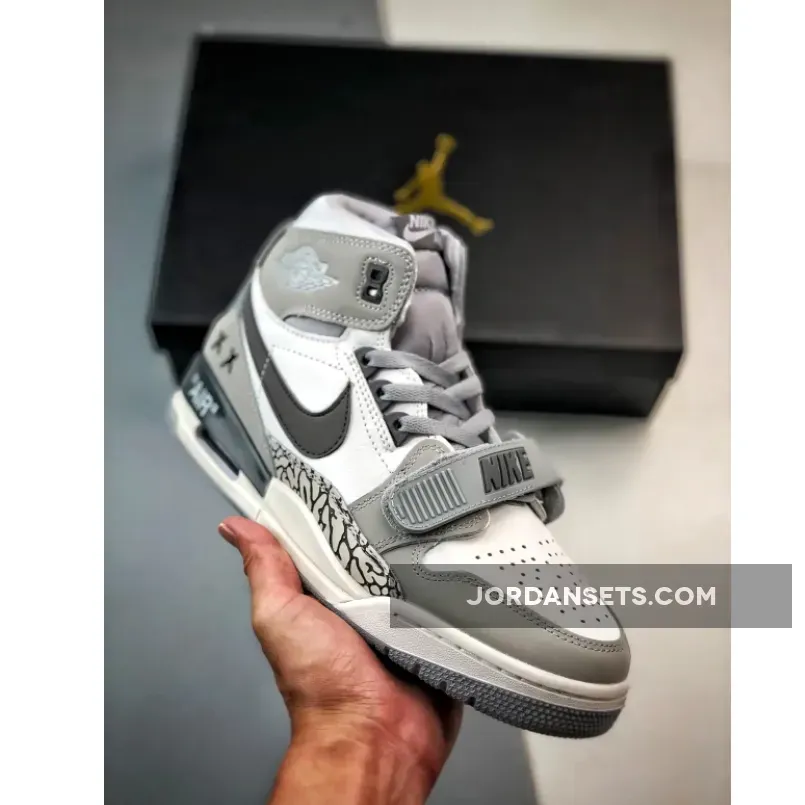 Kaws x Jordan Legacy 312 White Black Grey