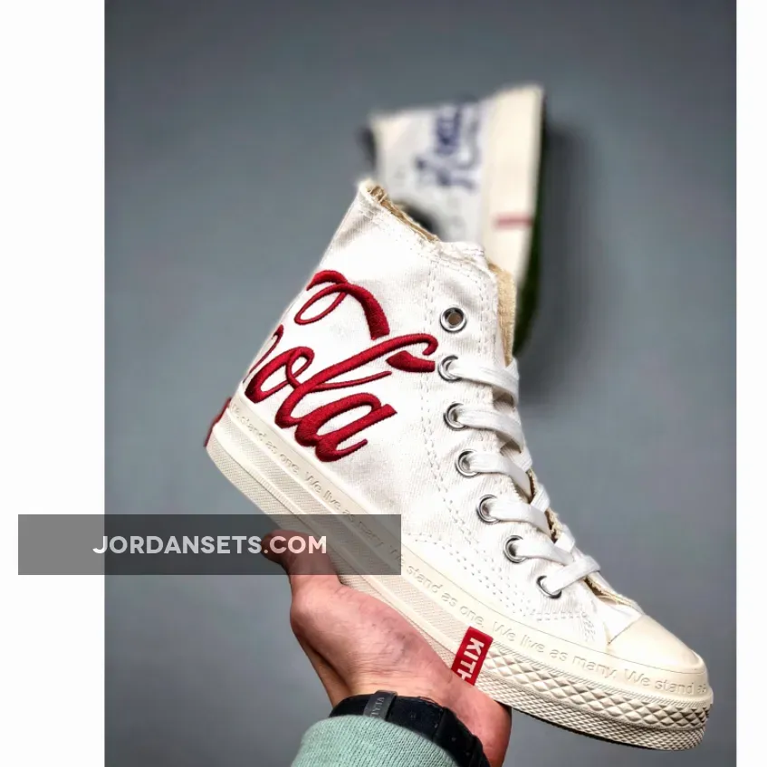 Kith x Coca-Cola x Converse Chuck Taylor 1970s White