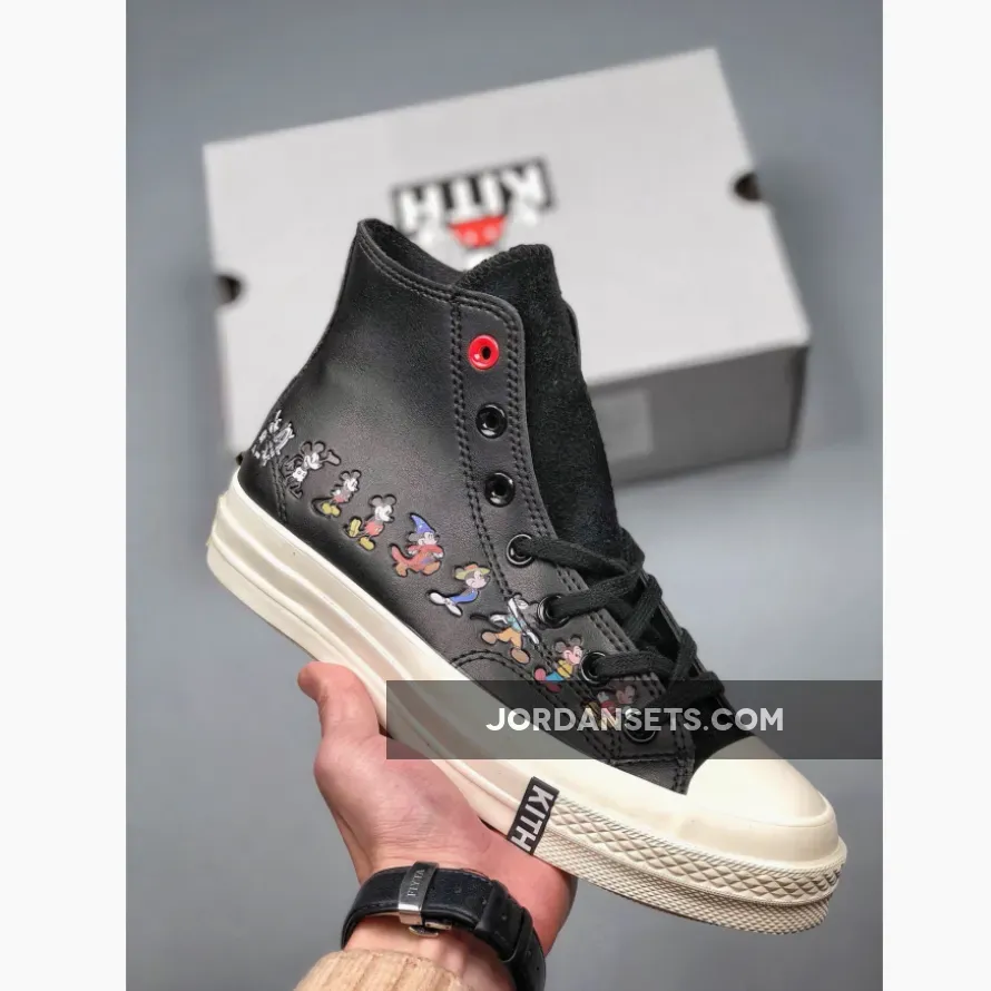 Kith x Converse x Disney Chuck 70 Hi Mickey Mouse Black