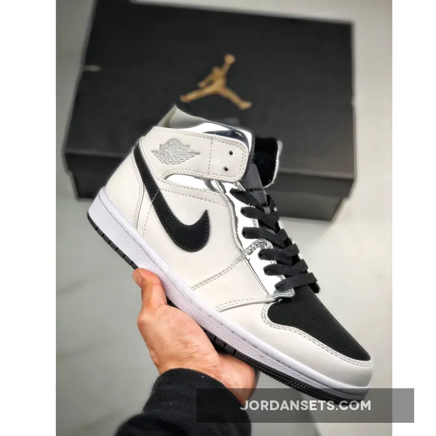 Leonard’s Air Jordan 1 Mid White/Silver